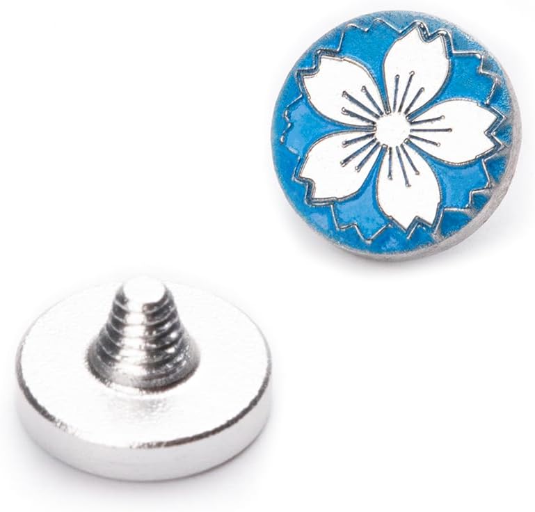 DBZZ Camera Metal Shutter Buttons for FUJIFILM X100VI X100V XPro3 XPro2 XPro1 X-T4 X-T3 X-T50 X-T30 for NikonZF Z5 Z6 for Canon (Blue-Shutter Decorative Button) - Image 1
